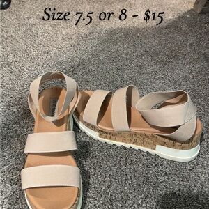Women's Beige Sandals